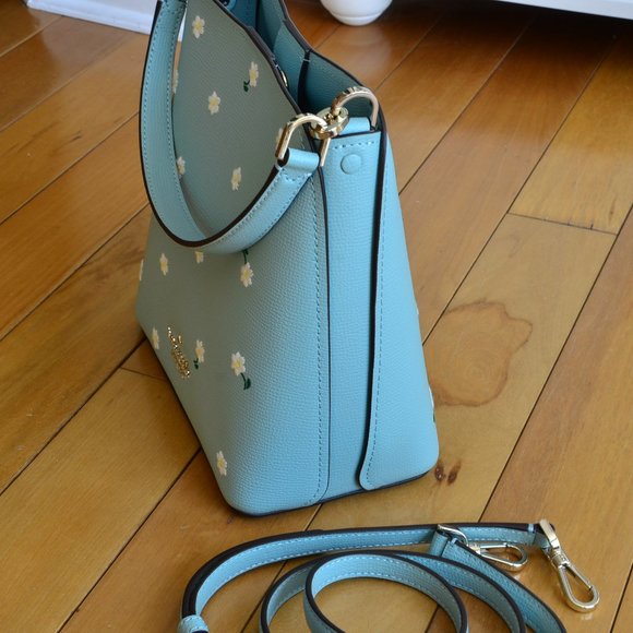 Kate Spade Blue Floral Crossbody Bag - Picture 3 of 8